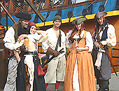 Pirate Re-enactment on the Endeavour