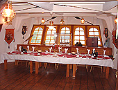 Captain's Table on the Endeavour