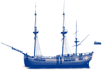 HM Bark Endeavour ship graphic